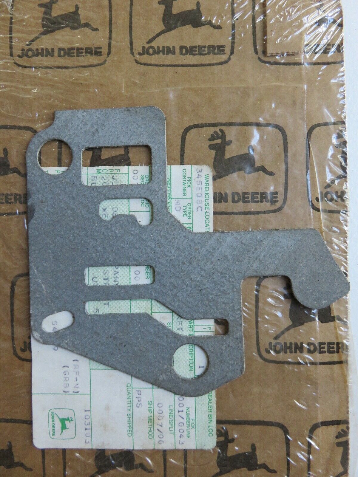 T40169 John Deere Nos Brake Valve Gasket For 2030 2150 2255 2240 2 Vintage John Deere Parts 2373