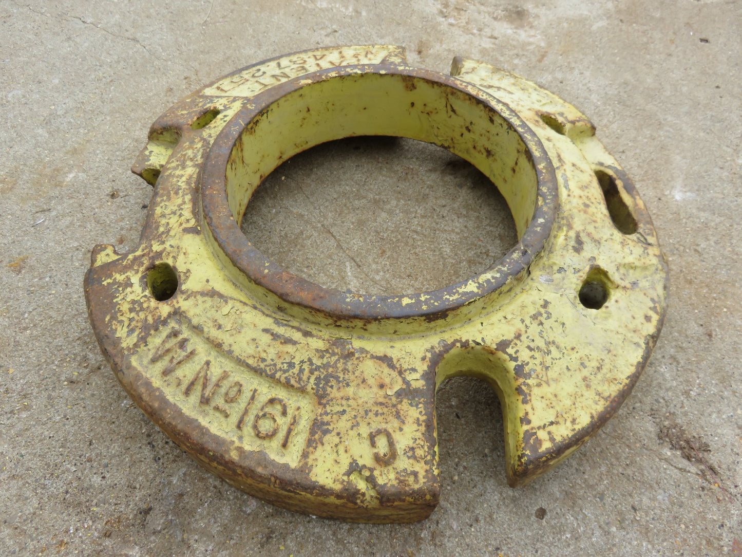 F AND H John Deere Rear Wheel Weight For A, B, D, G