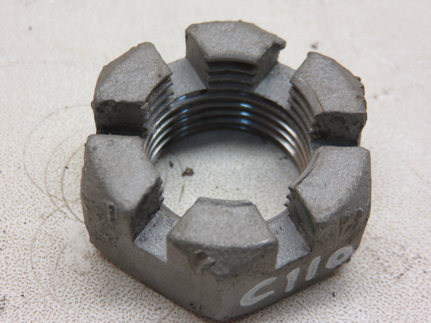 C1104R John Deere Special Castle Nut For AR, AO, B, D, GP, H, R, 60, 80, 620, 820, 830