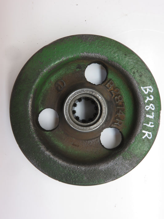 B2874R John Deere Generator Drive Pulley For A, AR, AO, B, 50, 60