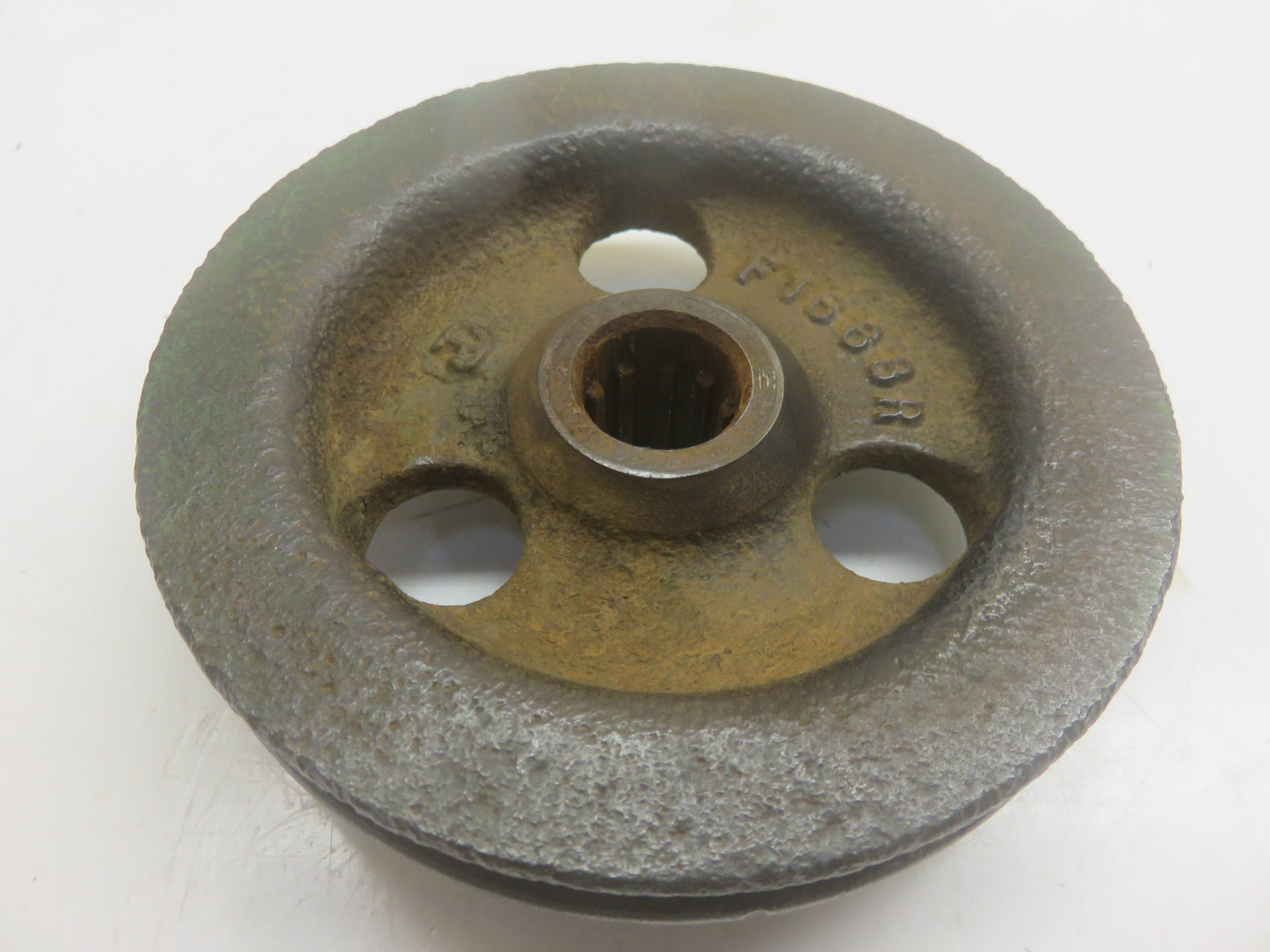 F1668R John Deere Generator Drive Pulley For 50, 60, 70, 520, 620, 720