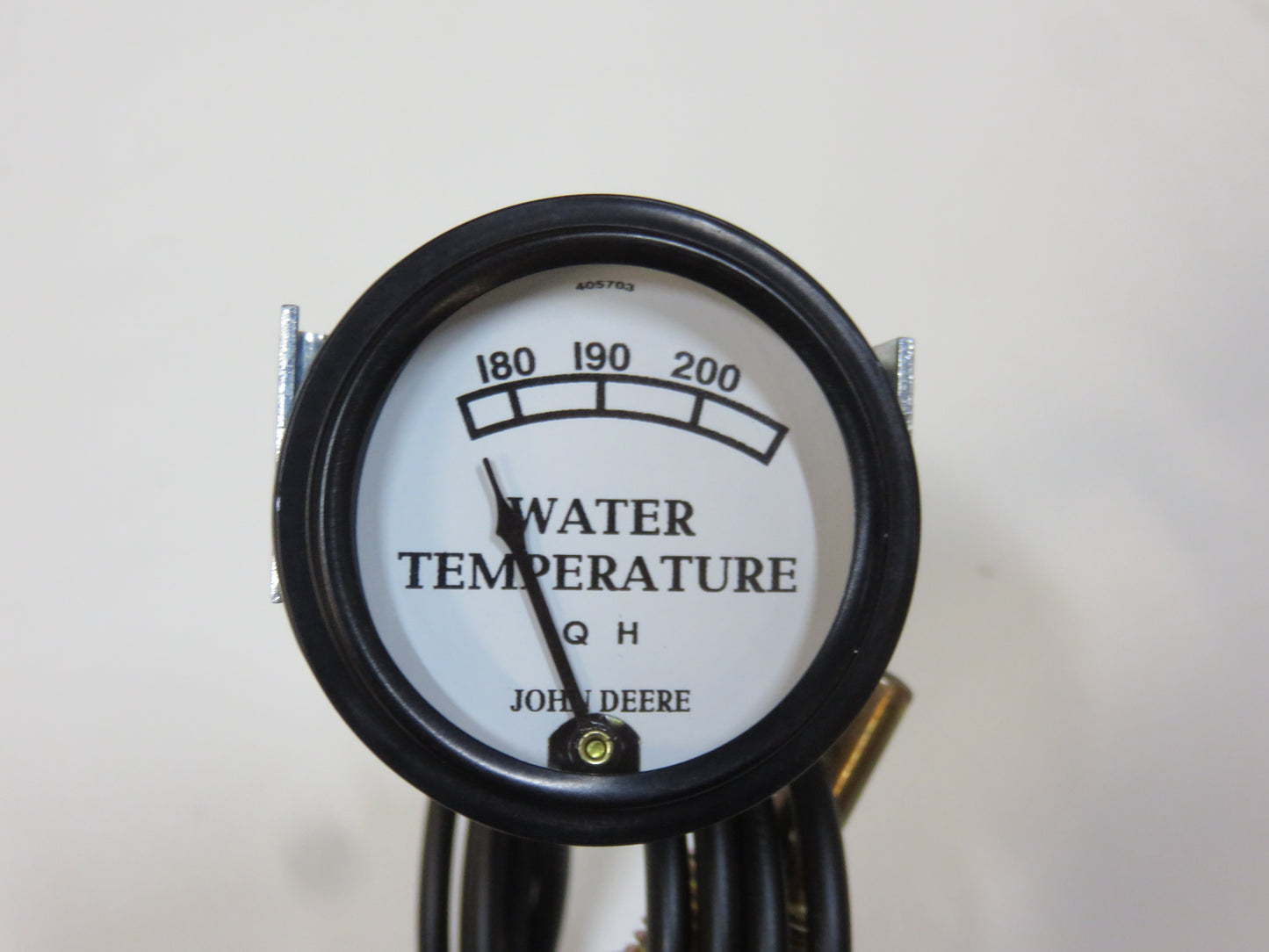 AT13849T, AM610T John Deere USA Made White Face Water Temperature Gauge For M, MI, MT