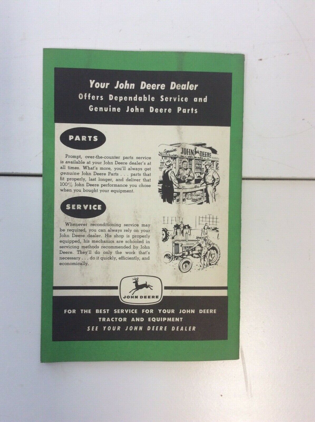 OMD521058 John Deere Operators Manual For 1064 Wagon