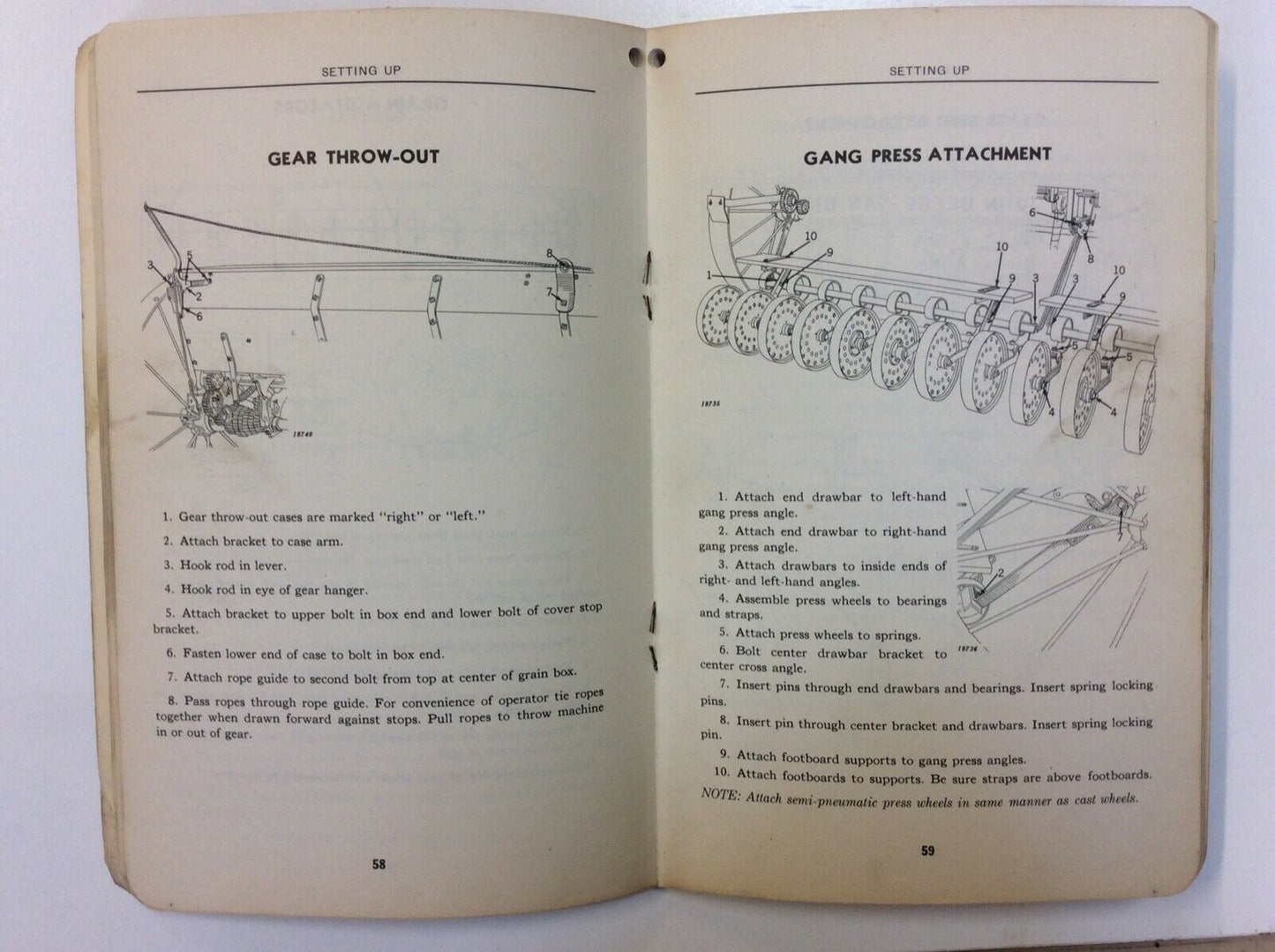 OMM27151 John Deere Operators Manual For Van Brunt Grain Drill Model RS