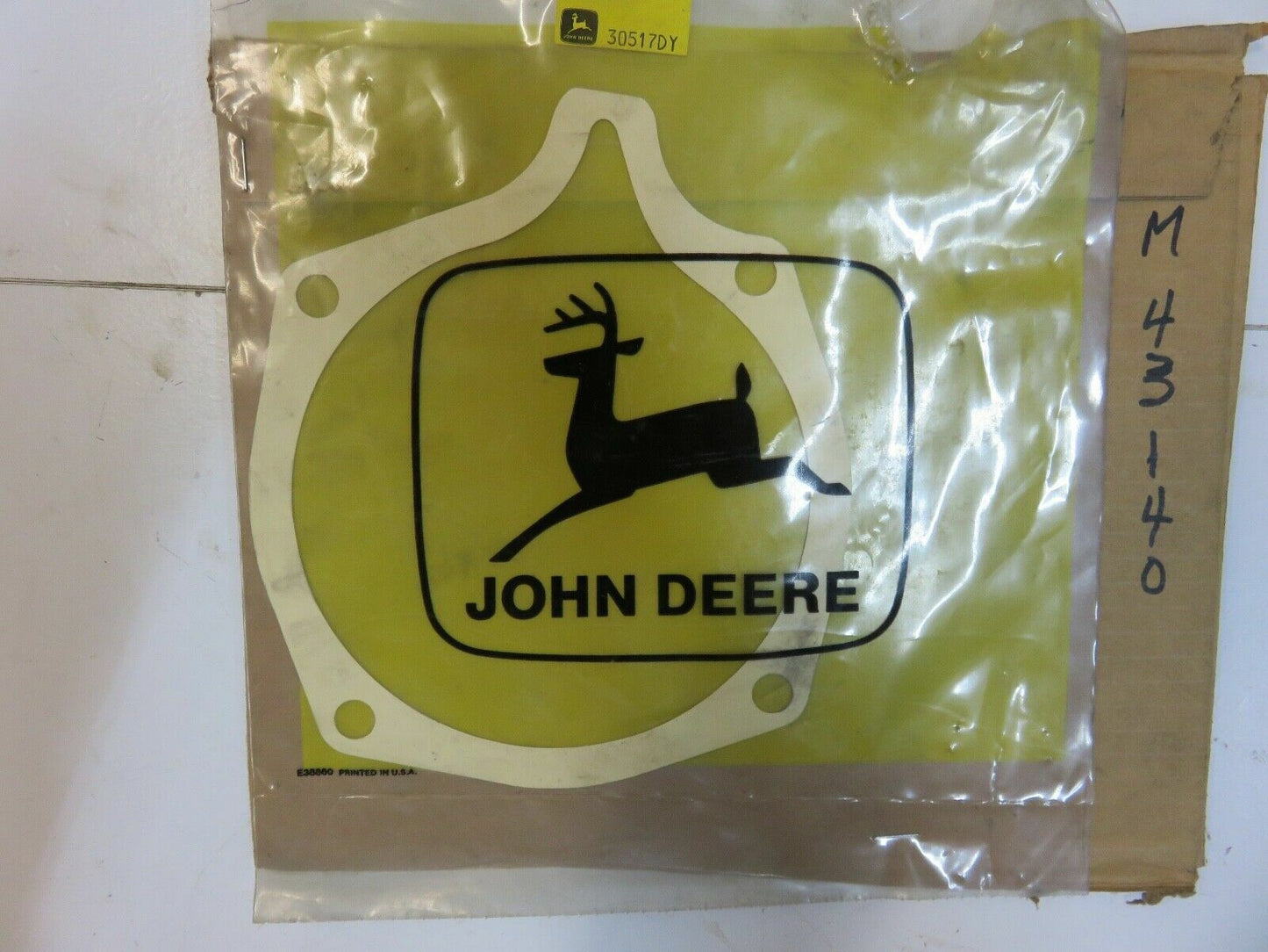 M43140 John Deere NOS Engine Bearing Plate Gasket For 110, 112, 120, 140, 200