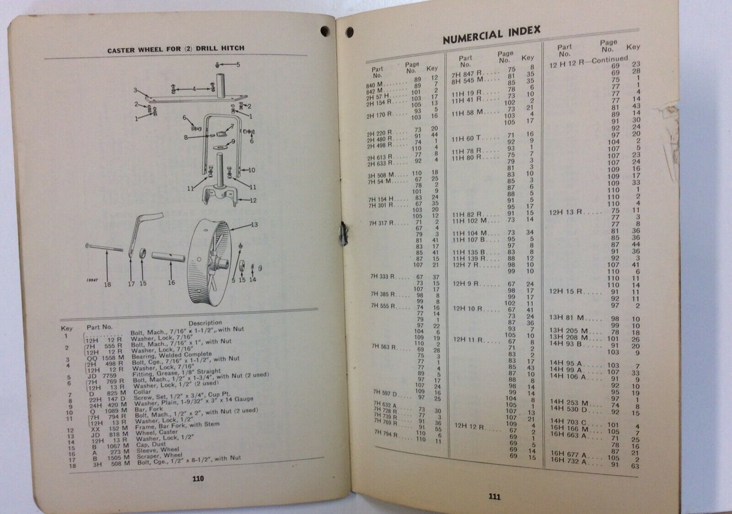 OMM27151 John Deere Operators Manual For Van Brunt Grain Drill Model RS