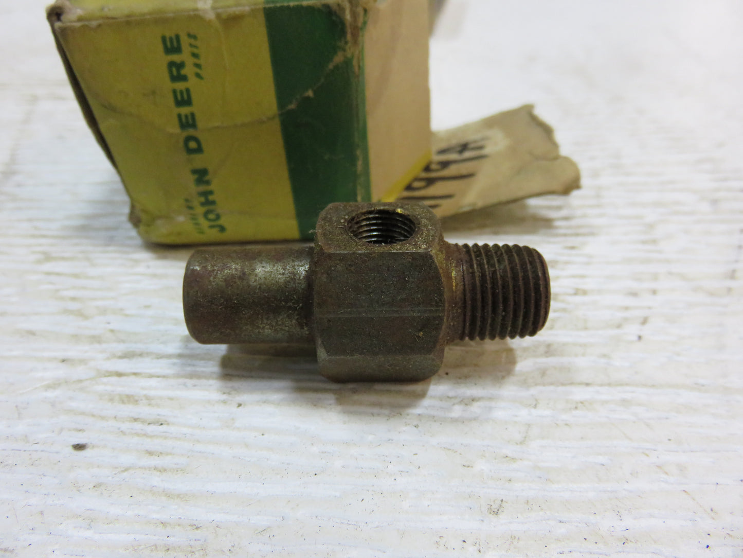 T12814T John Deere NOS Hose Fitting On Water Pump For LP 2010